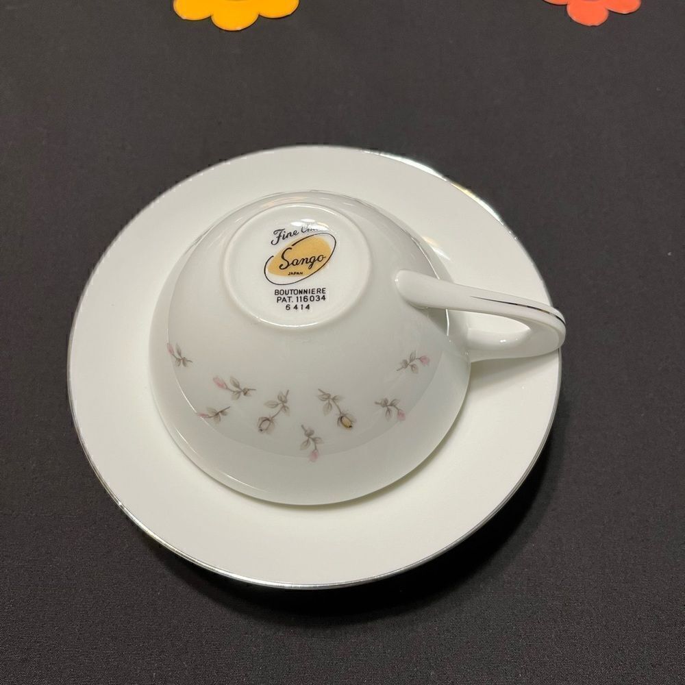 VTG Sango Plate And Cup - Picture 6 of 6